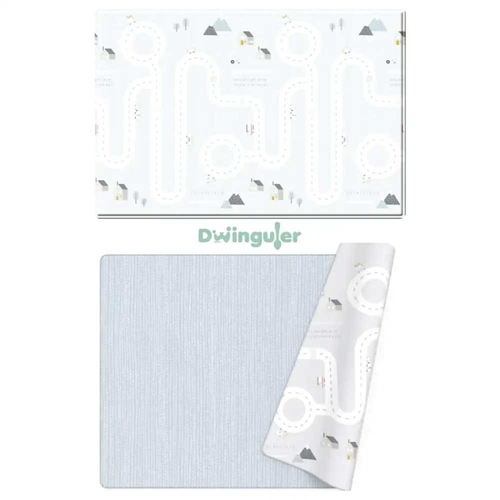 Dwinguler Nordic Road Oyun Matı 210x 140x 1.3 cm - Oyun Halısı