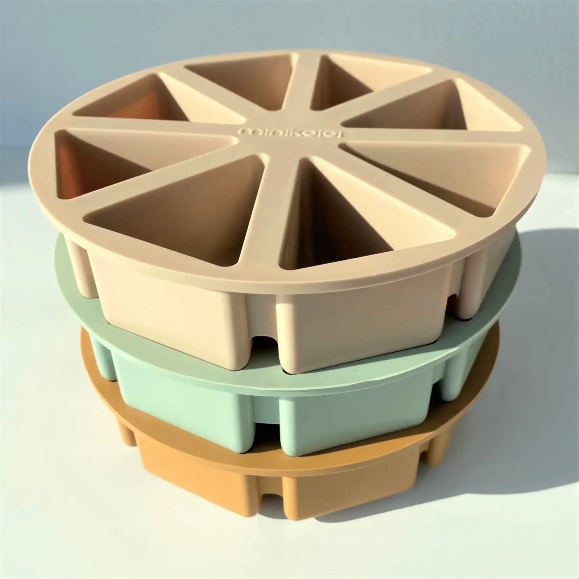 OiOi Slices - Pişirme ve Saklama Kabı Woody Brown