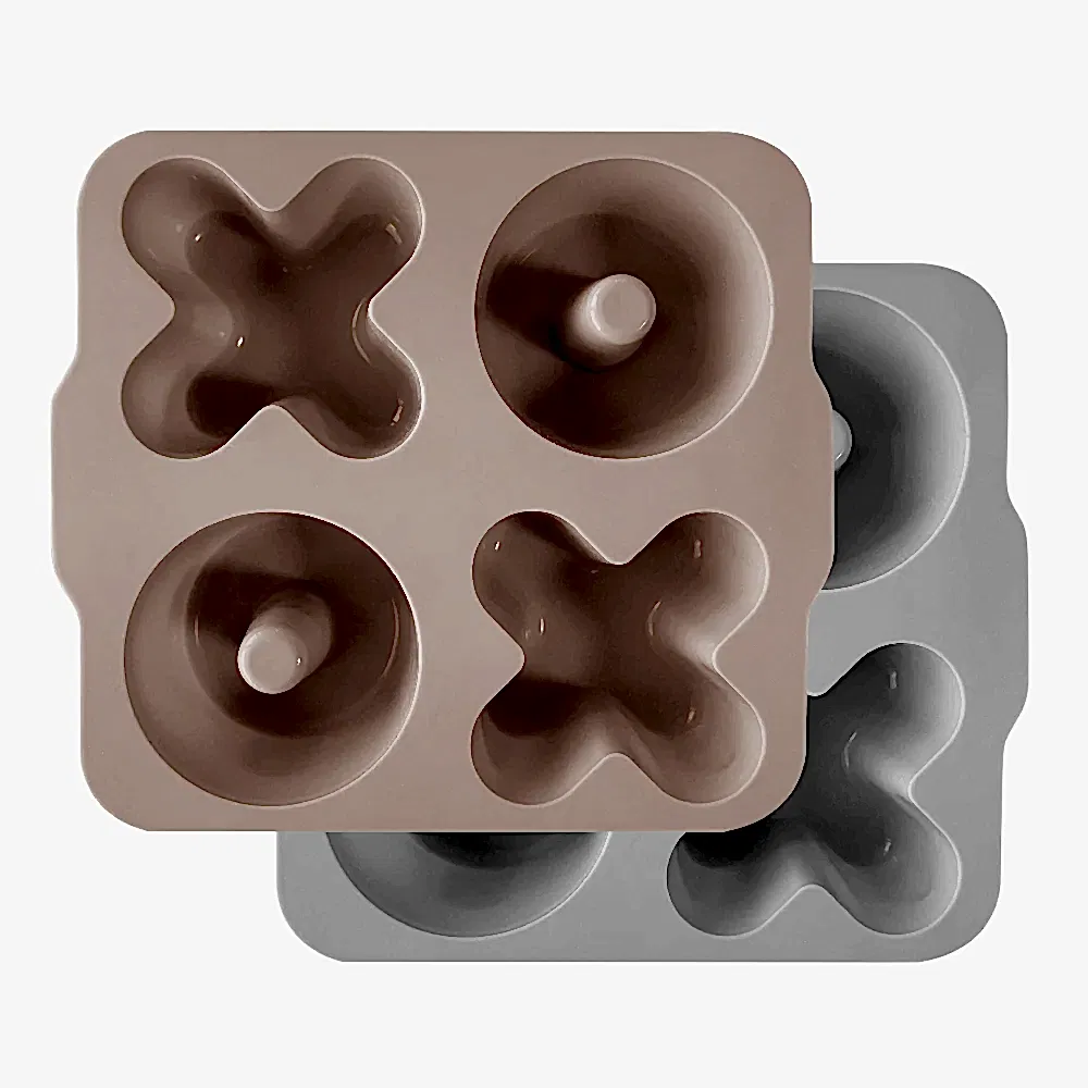 OiOi Xoxo 2'li Pişirme ve Saklama Kabı Bubble Beige / Powder Grey