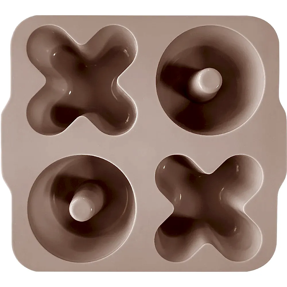 OiOi Xoxo 2'li Pişirme ve Saklama Kabı Bubble Beige / Powder Grey