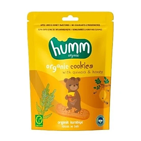 Humm Organik Kurabiye Kinoalı ve Ballı 55 gr