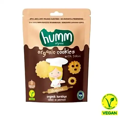 Humm Organik Siyez Unlu Tahinli Pekmezli Kurabiye 55 g