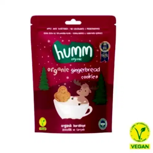 Humm Organik Kurabiye Tarçınlı ve Zencefilli 55 gr