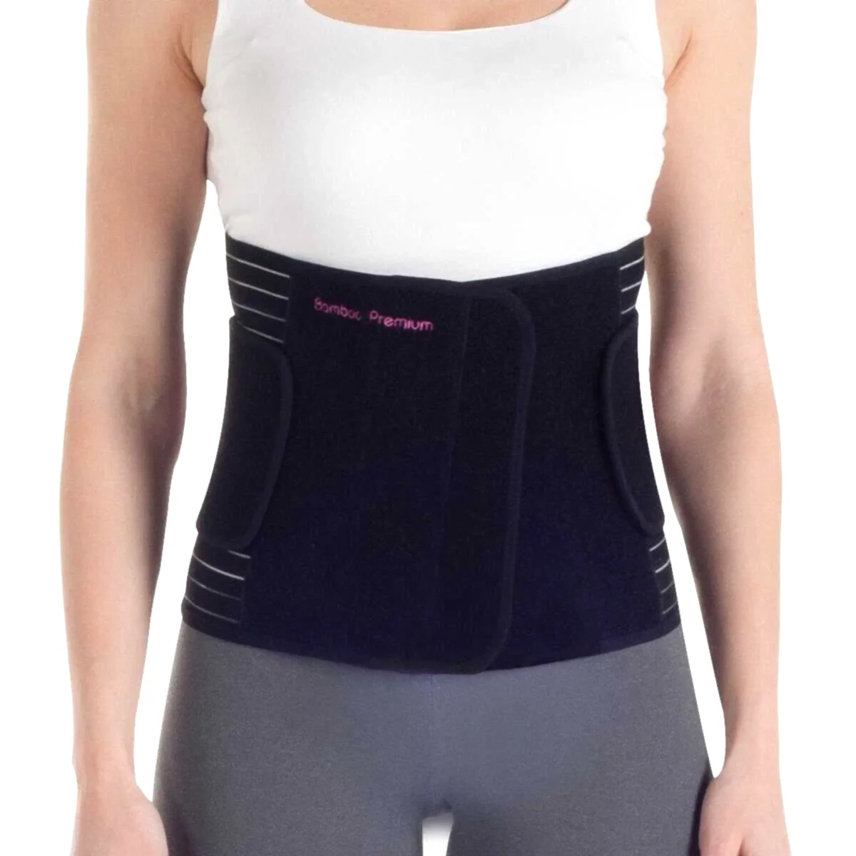 Owli Bamboo Premium Doğum Sonrası İnceltici Korse Siyah Siyah