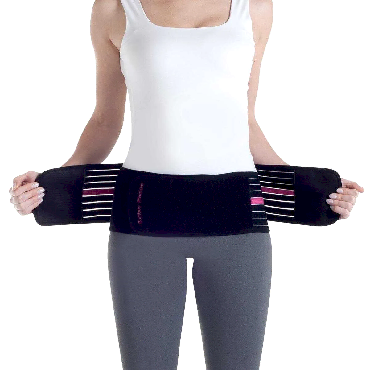 Owli Bamboo Premium Hamile Destek Kemeri ve Kalça Bandı Siyah Siyah