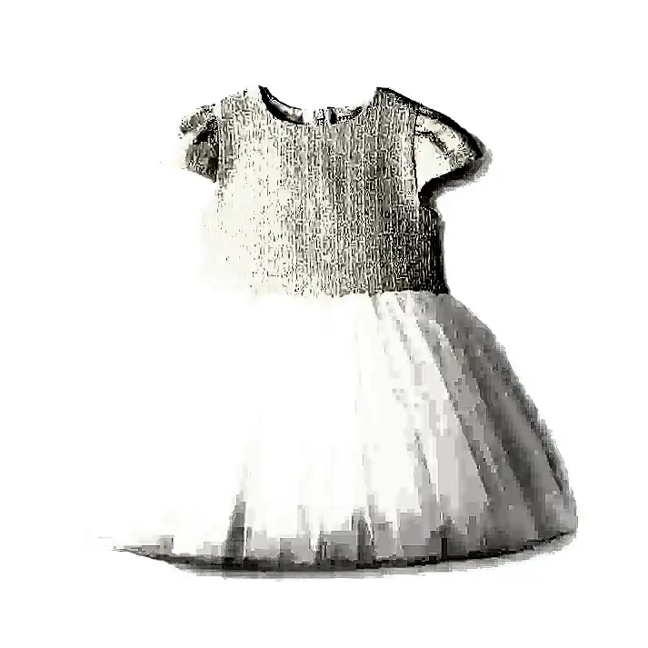 Petit Coral Ivory Snow Tütü Elbise Ekru