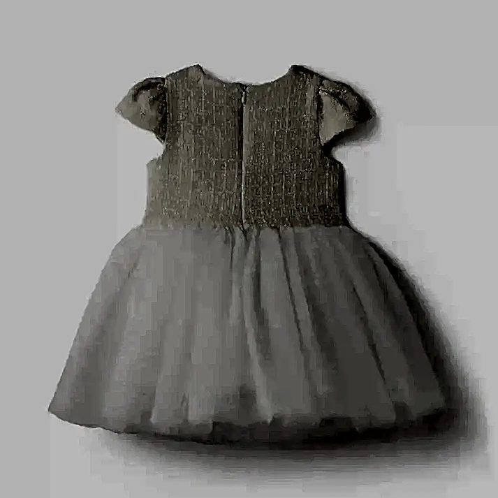 Petit Coral Ivory Snow Tütü Elbise Ekru