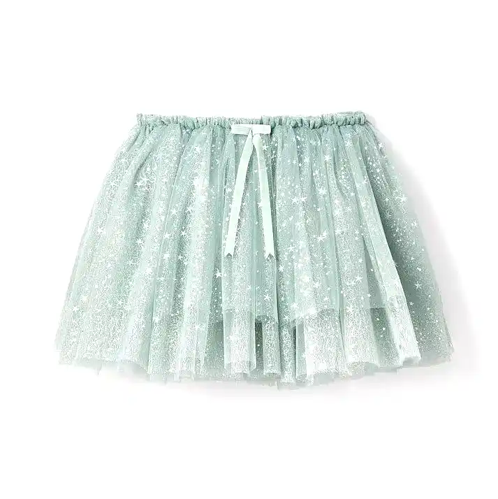 Petit Coral Stardust Yıldızlı Tütü Etek Mint