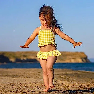 Sand Mother UPF 50+ Bikini Set - Honey Mustard Sarı