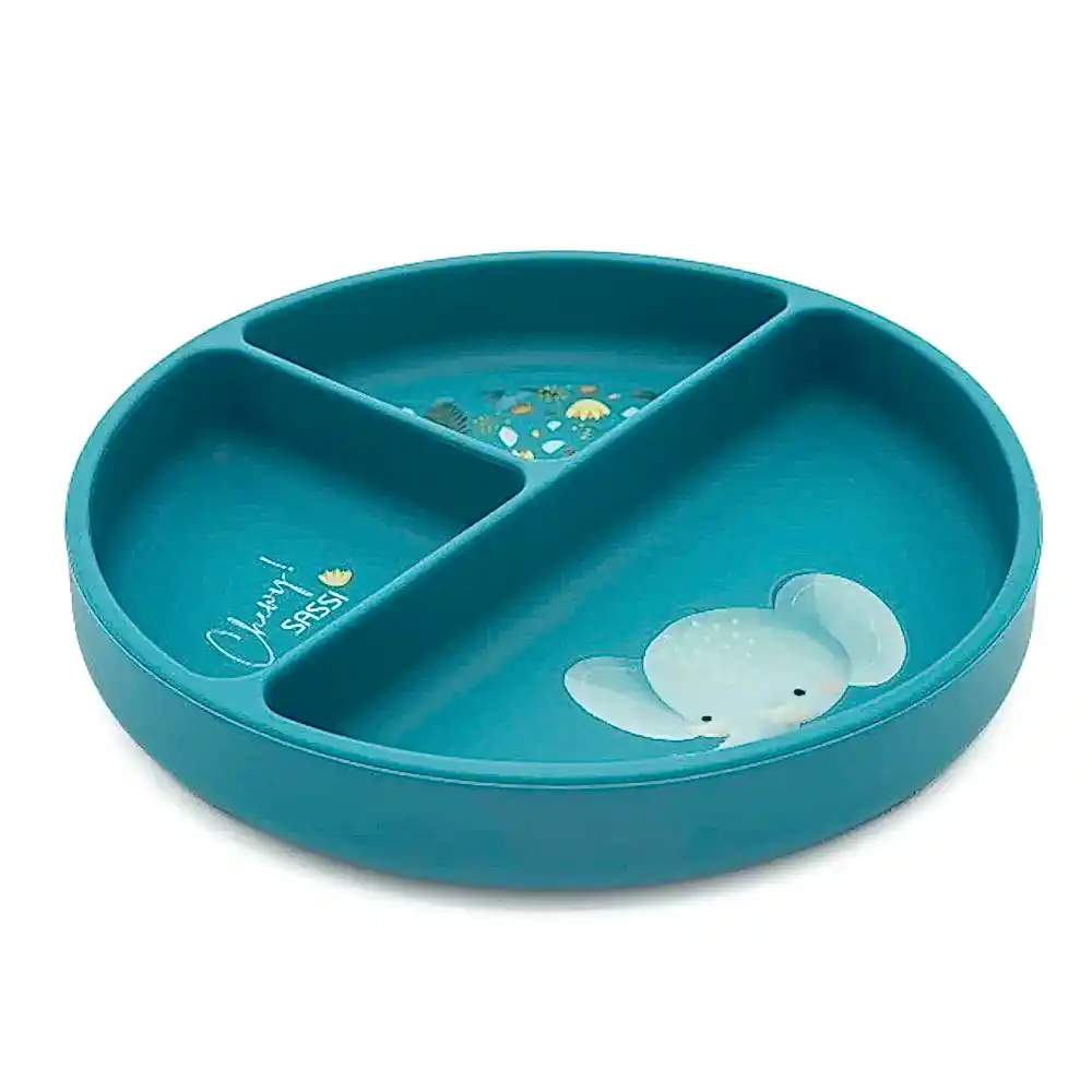 Sassi Superlab Vakumlu Silikon Tabak - Bilge Fil