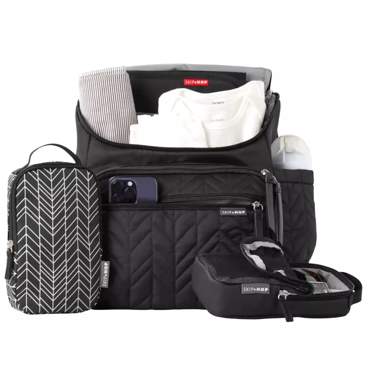 Skip Hop Forma Bebek Bakım Sırt Çantası Jet Black STD