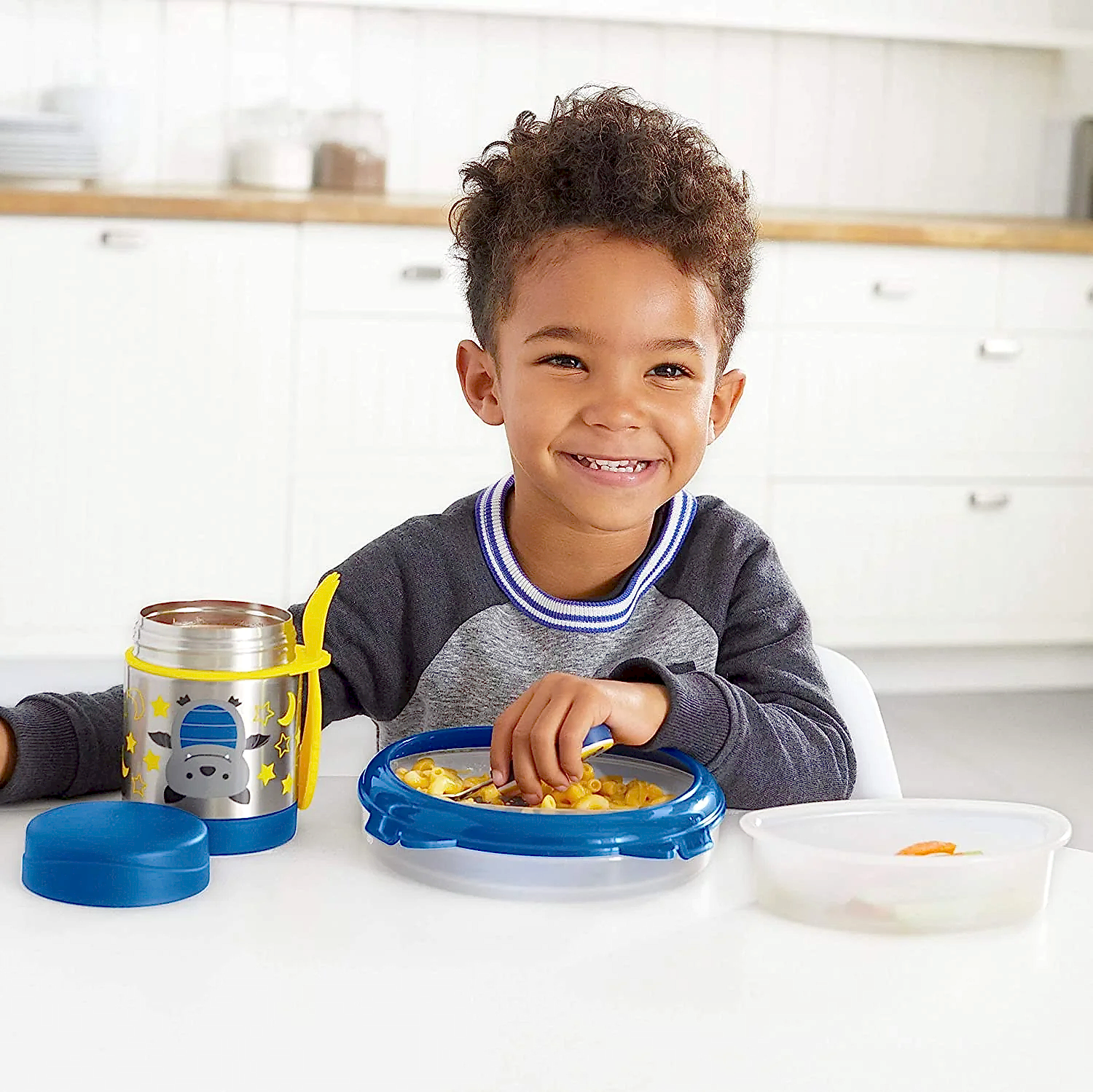 Skip Hop Zoo Kaymaz Kase Tabak Seti Bat Koyu Mavi