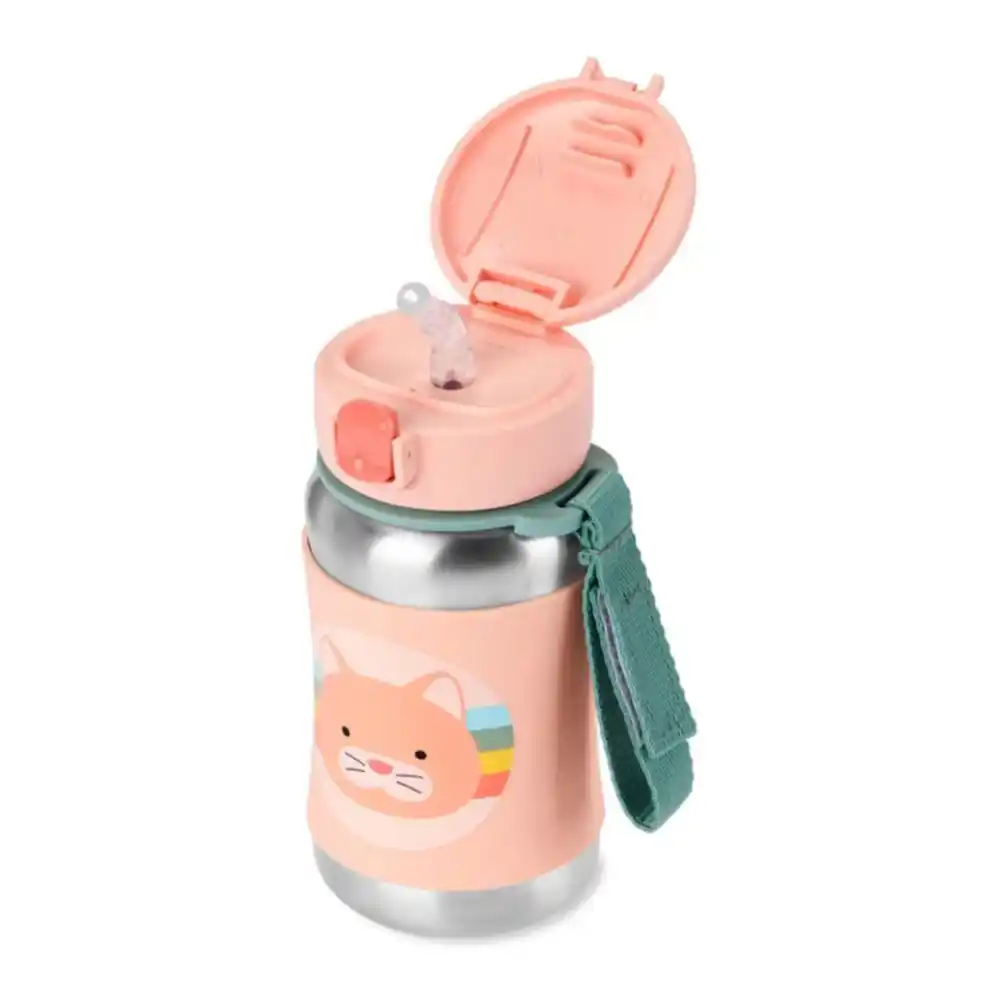 Skip Hop Zoo Paslanmaz Çelik Suluk Kedi