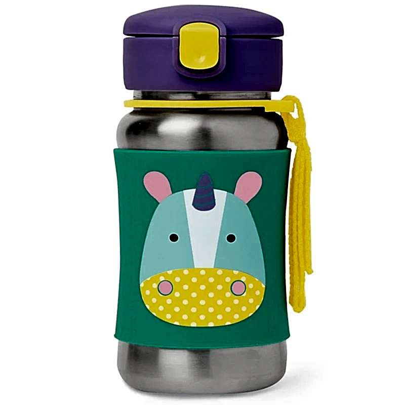 Skip Hop Zoo Pipetli Paslanmaz Çelik Suluk Unicorn STD