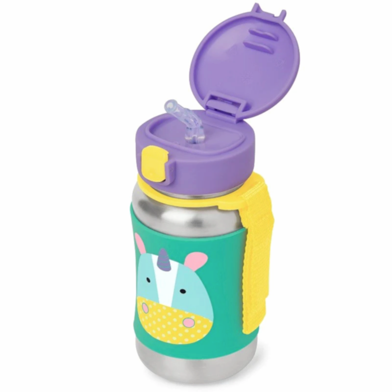 Skip Hop Zoo Pipetli Paslanmaz Çelik Suluk Unicorn STD
