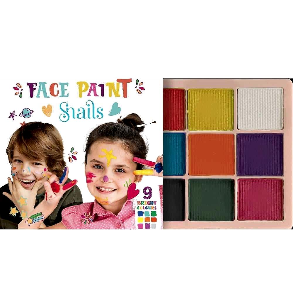 Snails Yüz Boyama Paleti - Renkler Mor