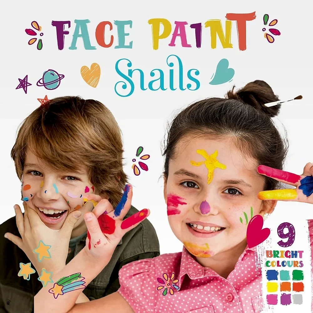 Snails Yüz Boyama Paleti - Renkler Mor