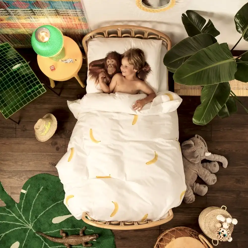 Snurk Nevresim Takımı 100*140 cm - Banana Monkey