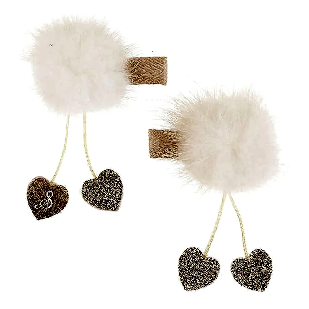 Souza Tüylü Kalpli Toka