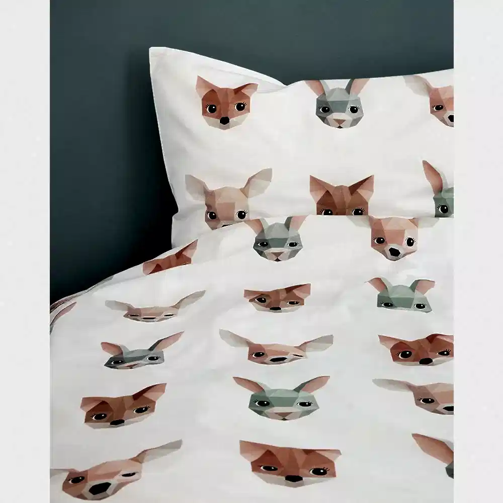 Studio Ditte Nevresim Takımı 140x220 cm - Forest Animals