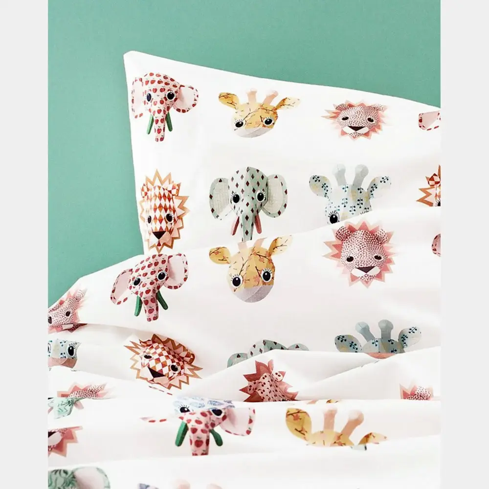 Studio Ditte Nevresim Takımı 140x220 cm - Wild Animals Sweet