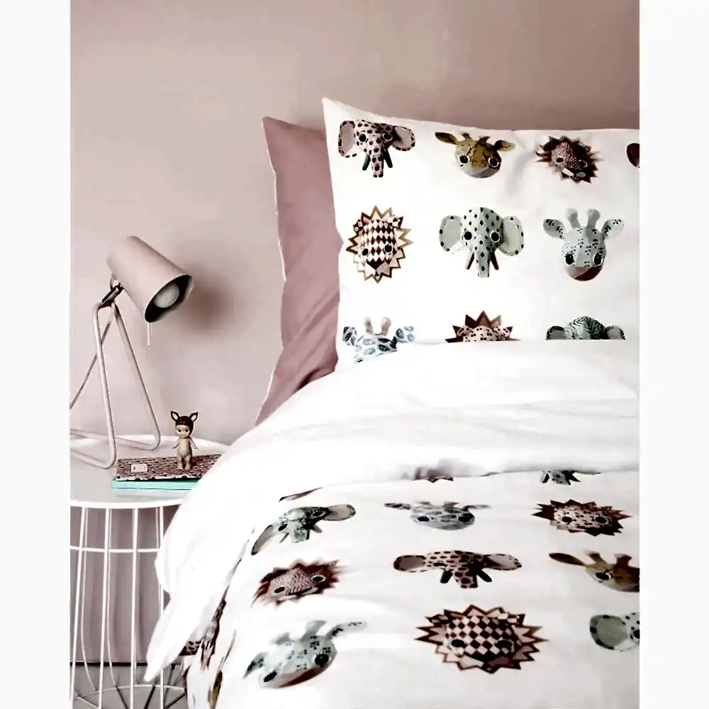 Studio Ditte Nevresim Takımı 140x220 cm - Wild Animals Sweet