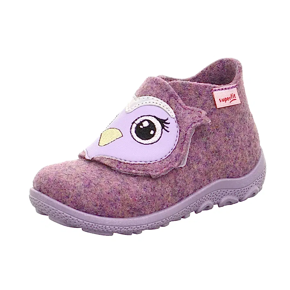 SuperFit Happy Octi Kışlık Kız Çocuk Ev Ayakkabısı Lila