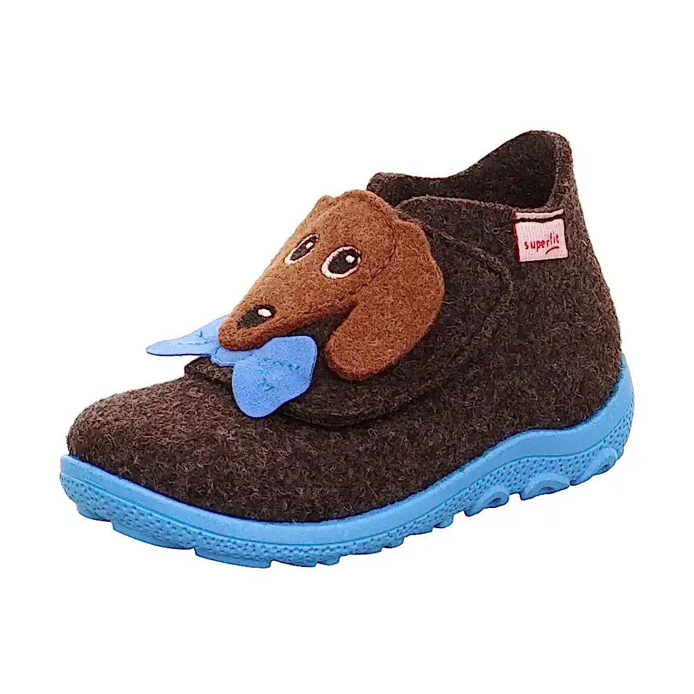SuperFit Kışlık Happy Erkek Çocuk Ev Ayakkabısı Gri