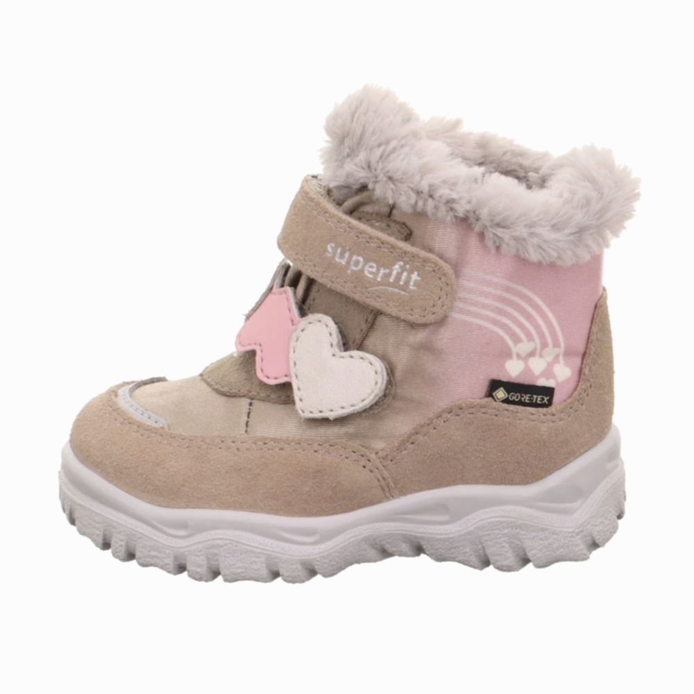 SuperFit Kışlık Kız Çocuk Husky Goretex Bot Bej