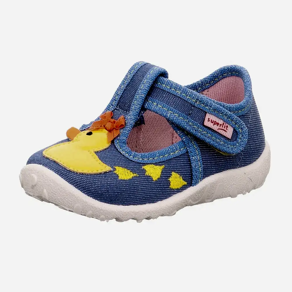 SuperFit Yazlık Kız Çocuk Ev Ayakkabısı Mavi