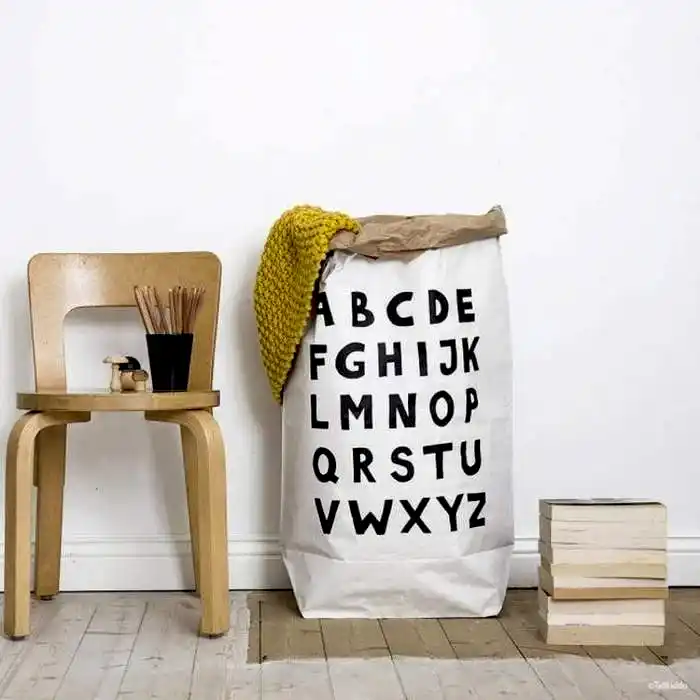 Tellkiddo Kağıt Sepet ABC STD