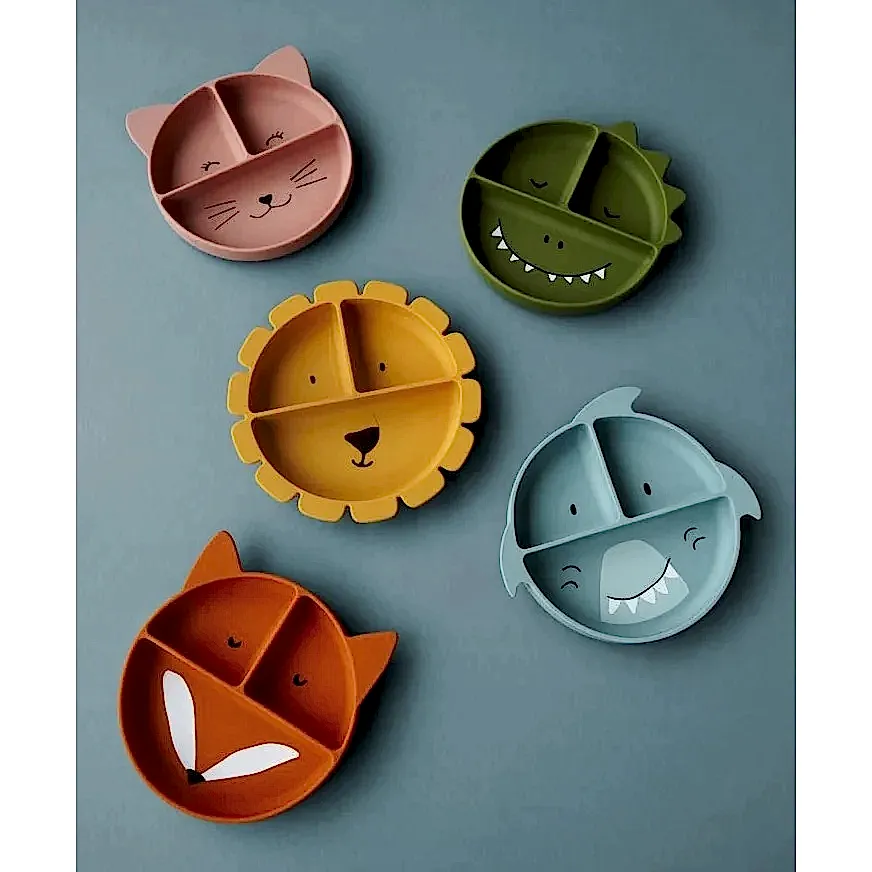 Trixie Divided Silikon Bölmeli Tabak- Mr.Shark