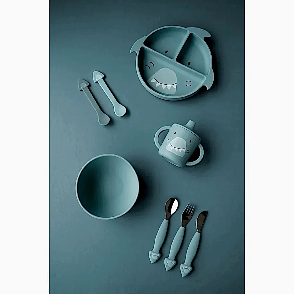 Trixie Silikon Çatal Bıçak Takımı 3'lü Set   Mr.Shark