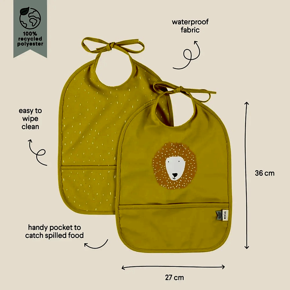 Trixie Waterproof Bib 2'li Su Geçirmez Önlük- Mr.Lion