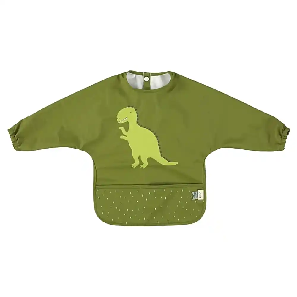 Trixie Waterproof Long Sleeve Bib Su Geçirmez Uzun Kollu Önlük- Mr. Dino