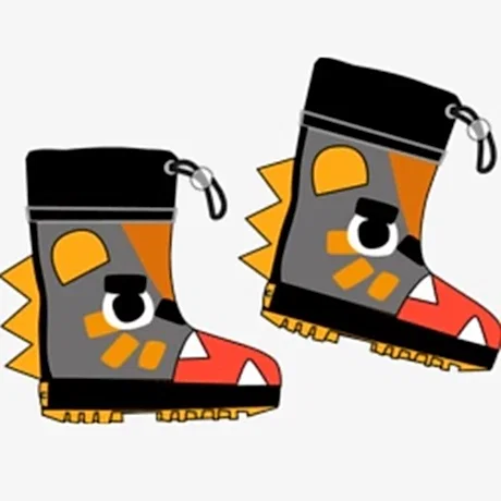 Tuc Tuc  Erkek Çocuk Yağmur Çizmesi Siyah