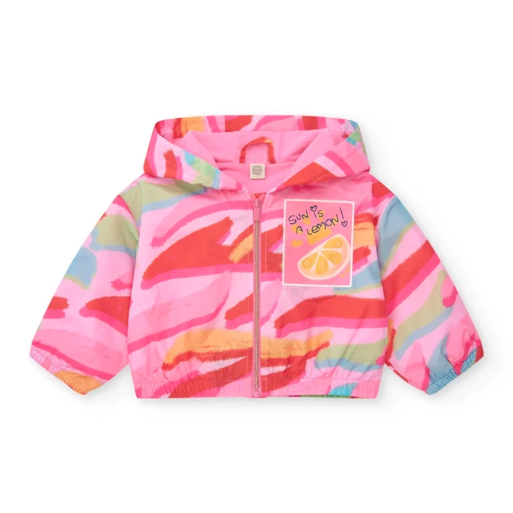 Tuc Tuc Kız Çocuk Yağmurluk Pembe