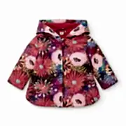 Tuc Tuc Kız  Polarlı Yağmurluk Pembe