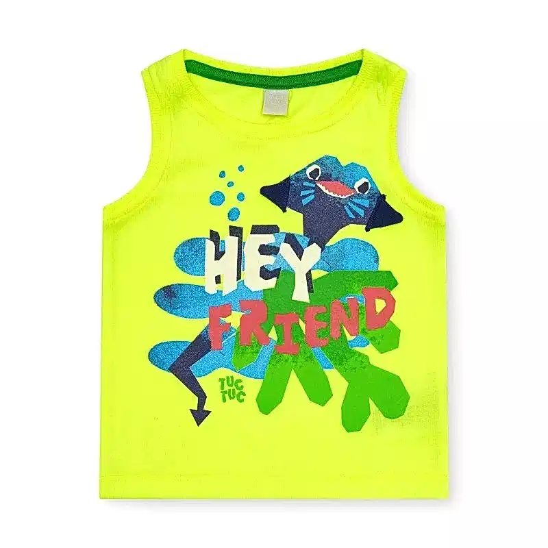 Tuc Tuc Yazlık Erkek Çocuk Kolsuz T-shirt Yeşil