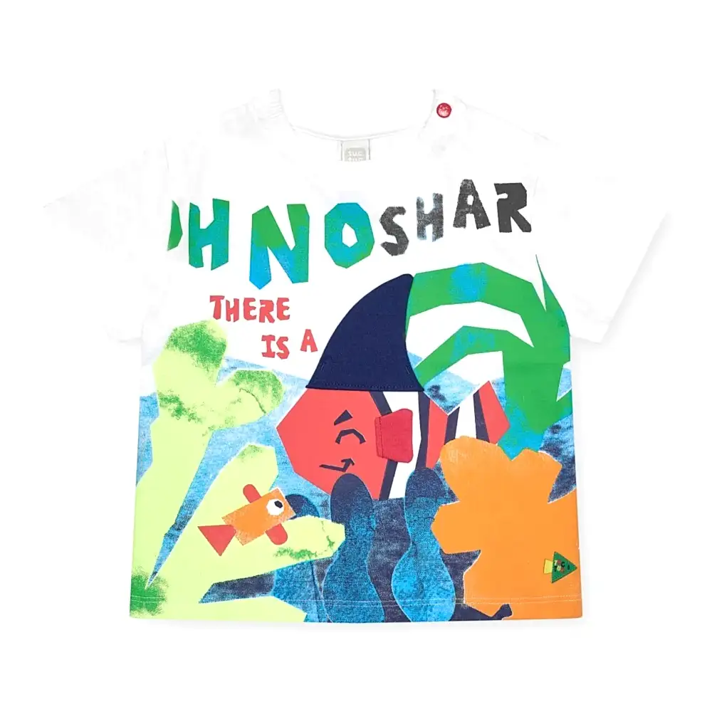 Tuc Tuc Yazlık Erkek Çocuk T-shirt Beyaz