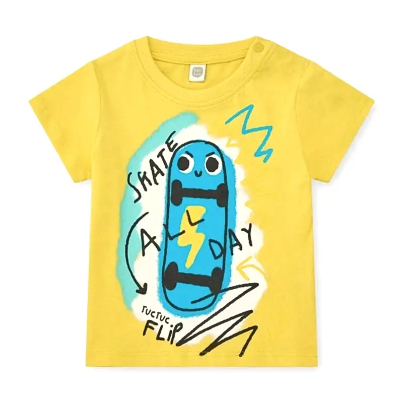 Tuc Tuc Yazlık Erkek Çocuk T-shirt Sarı