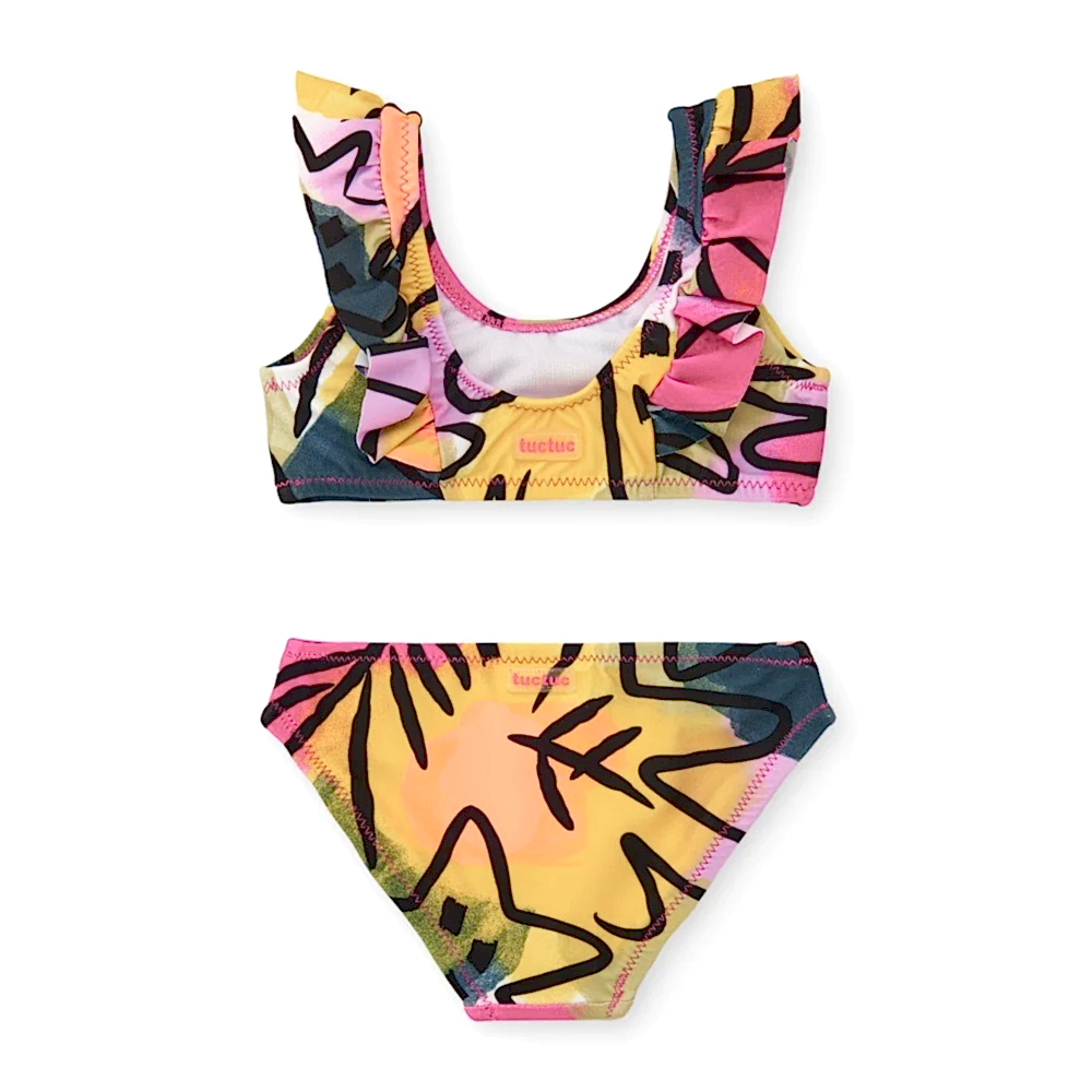 Tuc Tuc Yazlık Kız Bikini Sarı