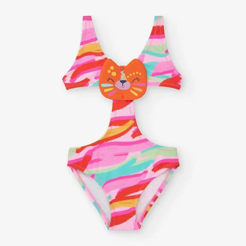 Tuc Tuc Yazlık Kız Mayo Pembe