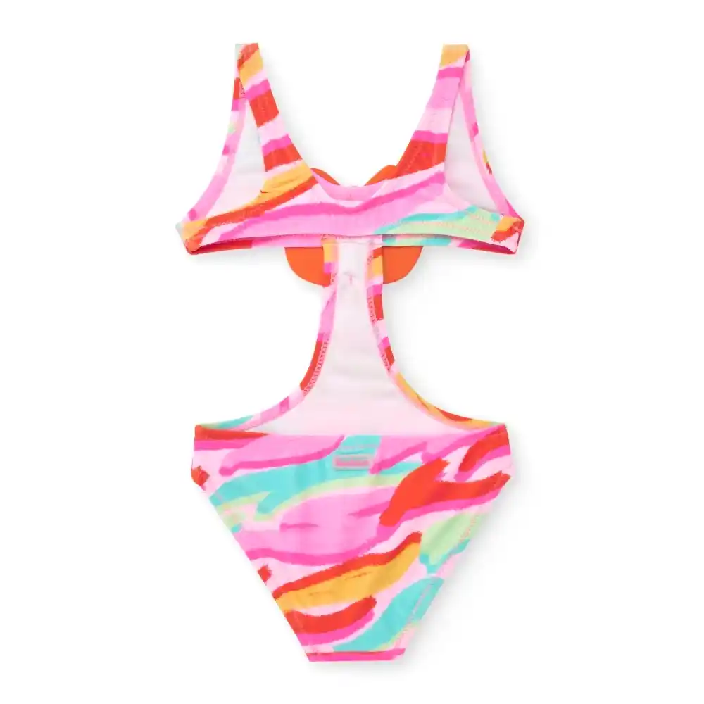 Tuc Tuc Yazlık Kız Mayo Pembe