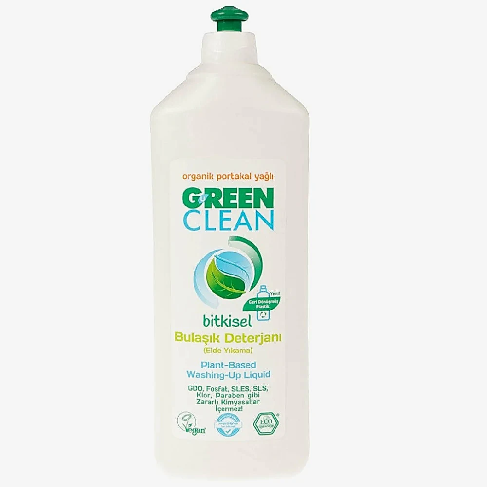 U Green Clean Bitkisel Portakal Yağlı Bulaşık Deterjanı 730 ml
