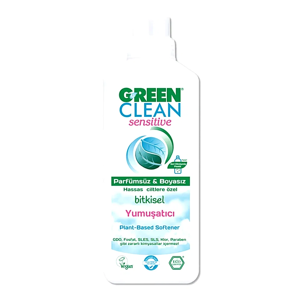 U Green Clean Sensitive Kokusuz Çamaşır Yumuşatıcısı 1000 ml