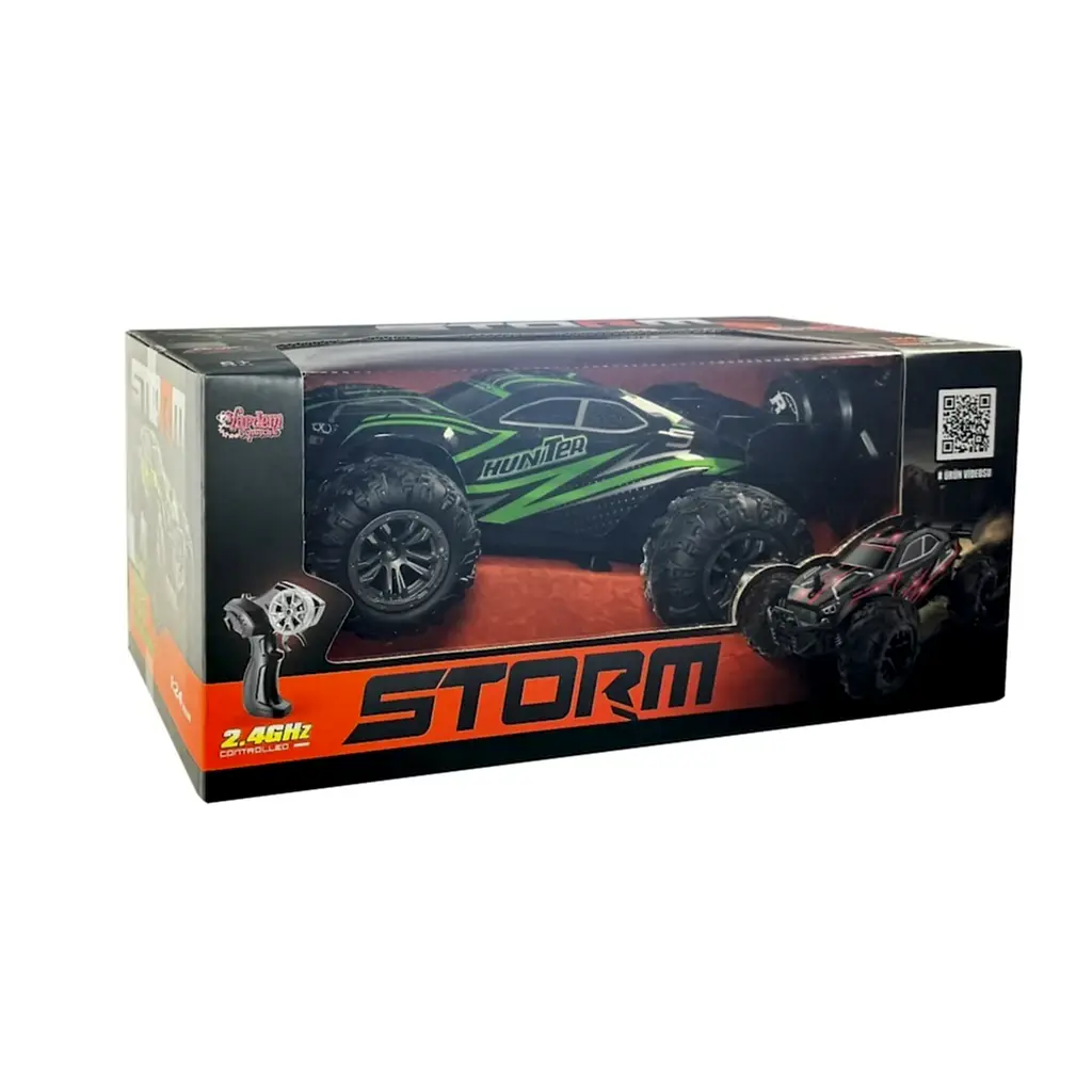 Vardem Uzaktan Kumandalı Şarjlı Storm Off Road Işıklı Araba - Yeşil