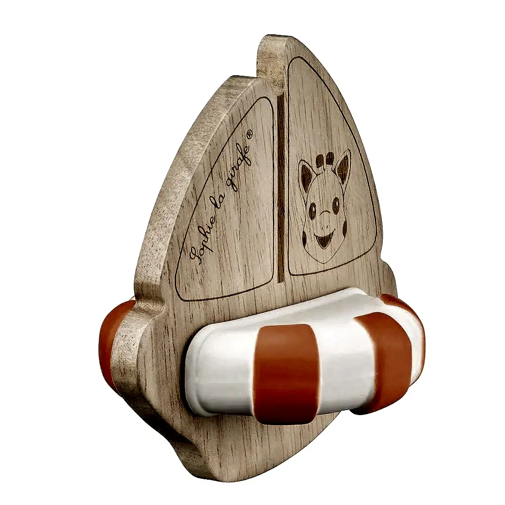 Vulli Sophie The Giraffe So Pure Rubberwood Boat STD