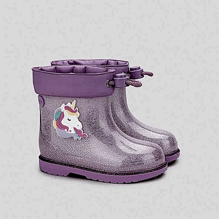 Igor Çocuk Yağmur Botu Bimbi Unicornio Glitter Malva Mor