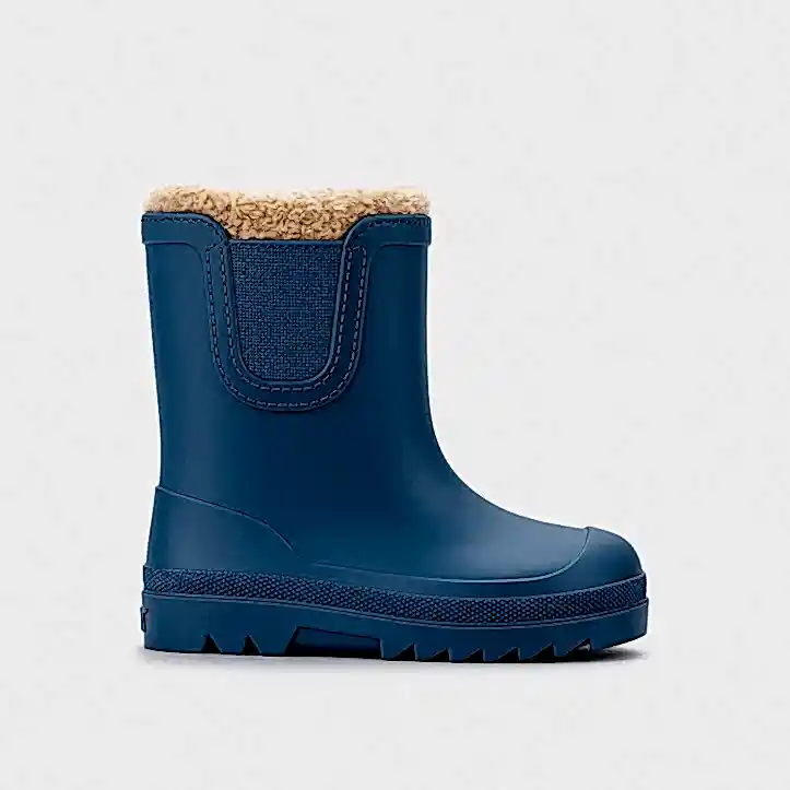 Igor Kürklü Çocuk Yağmur Botu Veerona Borrego - Azul Blue Mavi